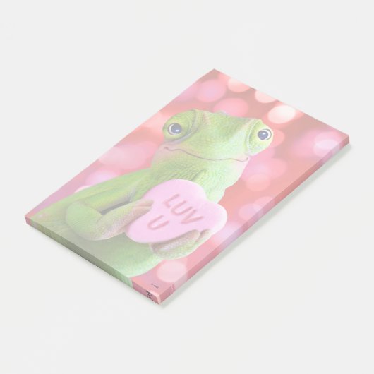 Kameleon Hart (Luv U) Post-it® Notes (Schuin)