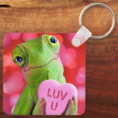 Kameleon Hart (Luv U) Sleutelhanger (Achterkant)