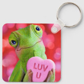 Kameleon Hart (Luv U) Sleutelhanger (Achterkant)