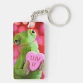 Kameleon Hart (Luv U) Sleutelhanger (achterkant)