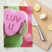 Kameleon Hart (Luv U) Theedoek (Quarter Fold)