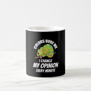 Kameleon- Ik verander vaak mijn mening Koffiemok