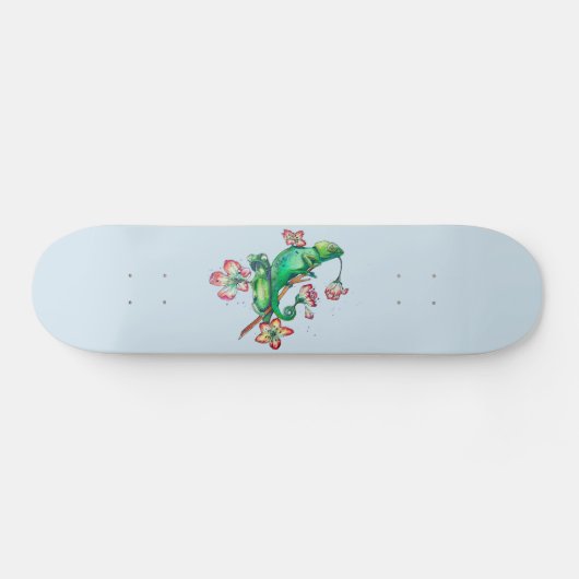 kameleon in bloom persoonlijk skateboard (Horizontaal)