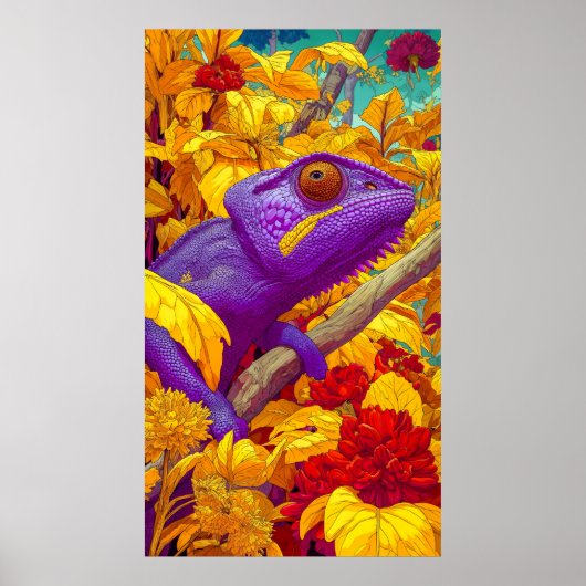 Kameleon in Technicolor Poster (Voorkant)