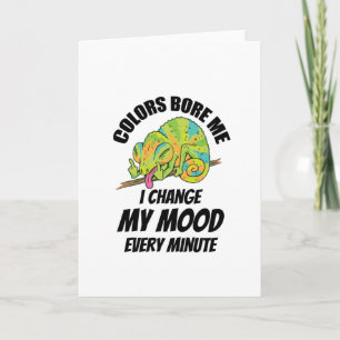 Kameleon - Kleuren zijn saai Kaart