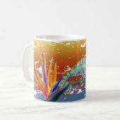 Kameleon  koffiemok (Voorkant links)