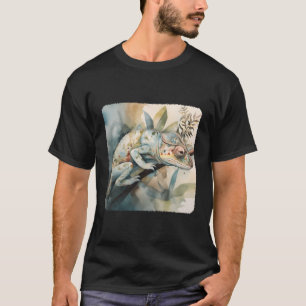 Kameleon mengen met zijn omgeving Reptiel A T-shirt