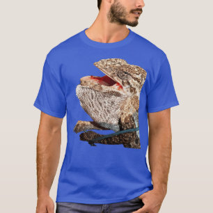 Kameleon met open mond Reptiel Vector Art T-shirt