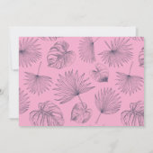 Kameleon reptiel meisje witte verjaardag foto kaart (Achterkant)