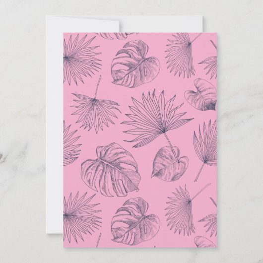 Kameleon reptiel tropisch meisje groene verjaardag kaart (Achterkant)