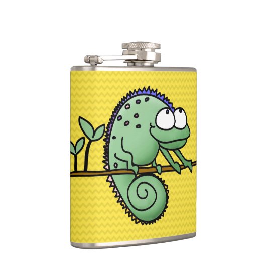 Kameleon Schattige Funny Heupfles (Rechts)