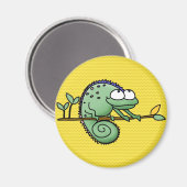 Kameleon Schattige Funny Magneet (Voorkant / Achterkant)