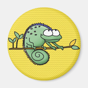 Kameleon Schattige Funny Magneet