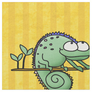 Kameleon Schattige Funny Stof