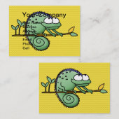 Kameleon Schattige Funny Visitekaartje (Voorkant / Achterkant)