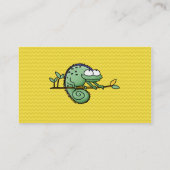 Kameleon Schattige Funny Visitekaartje (Achterkant)