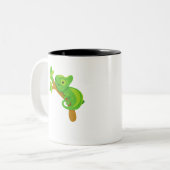 kameleon tweekleurige koffiemok (Voorkant links)