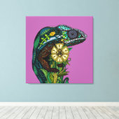 kameleonorchidee canvas afdruk (Insitu (Houten vloer))