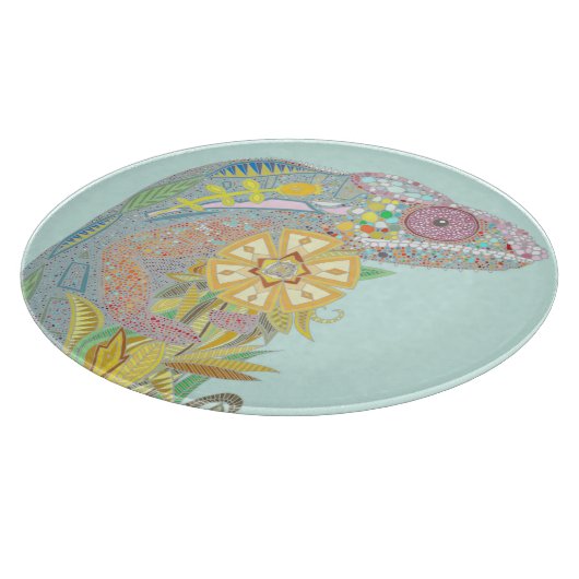 kameleonpastel snijplank (Hoek)