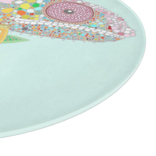 kameleonpastel snijplank (Hoek)