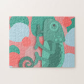 kameleonpuzzel legpuzzel (Horizontaal)