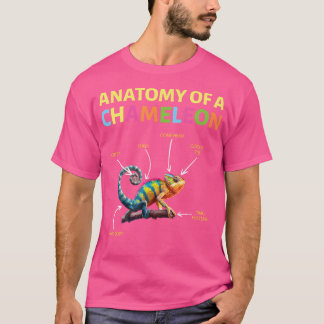 Kameleons Hagedisreptielen Anatomie van een CH T-shirt