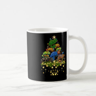 Kameleons Kerstboom Lichtjes Vakantie Kameleon Koffiemok