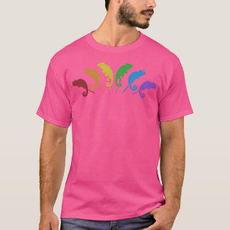 Kameleons LHBT Rainbow Panther Versluierde Lover C T-shirt