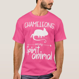 Kameleons zijn mijn geestdier voor hagedis t-shirt