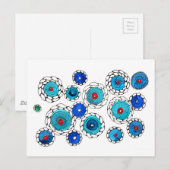 kamelias briefkaart (Voorkant / Achterkant)