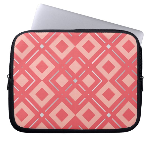Kamelia's Geometrisch Patroon 1 Laptop Sleeve (Voorkant)