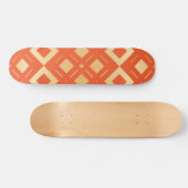 Kamelia's geometrisch patroon 6 persoonlijk skateboard (Horizontaal)