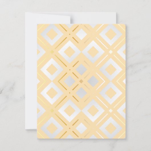 Kamelia's Geometrisch Patroon 8 Notitiekaartje (Voorkant)