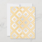 Kamelia's Geometrisch Patroon 8 Notitiekaartje (Achterkant)