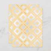 Kamelia's Geometrisch Patroon 8 Notitiekaartje (Voorkant / Achterkant)