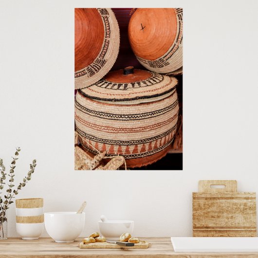 Kamelmandje uit Sultanaat Oman Poster (Keuken)