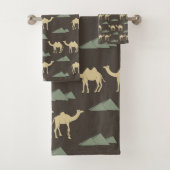 Kamelmuster Bad Handdoek (Insitu)