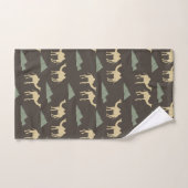 Kamelmuster Bad Handdoek (Handdoek)