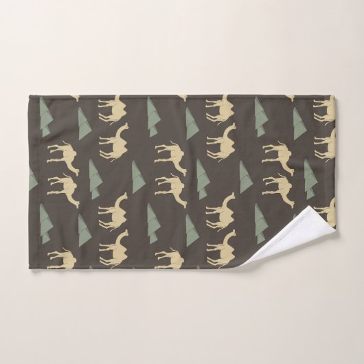 Kamelmuster Bad Handdoek (Handdoek)