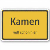Kamen Aufkleber Sticker Autoaufkleber (Voorkant)