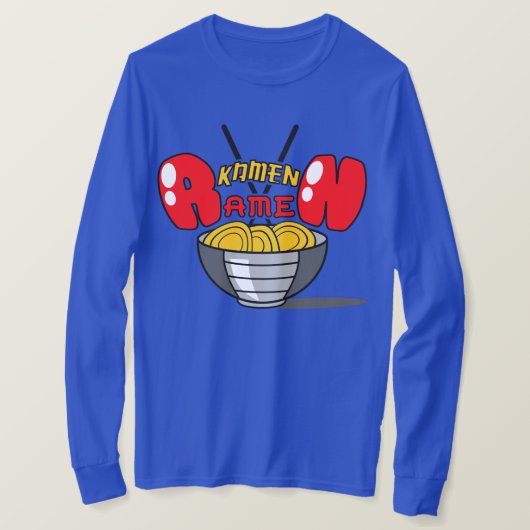 Kamen Ramen Long Hoeve T-shirt (Design voorkant)