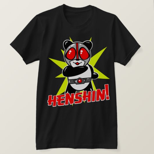 KAMEN RAMEN PANDA HENSHIN T-SHIRT (Design voorkant)