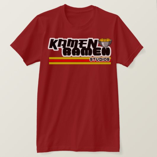 Kamen Ramen Studios Text Logo T-shirt (Design voorkant)