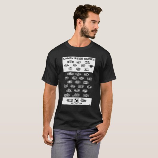 Kamen Rider Series 50Th Anniversary T-shirt (Voorkant volledig)
