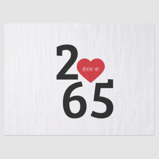 Kamer 256 tissuepapier (Voorkant)