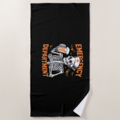 Kamer 2-zijdig Spoedeisende Hulp Halloween Verplee Strandlaken (Voorkant)