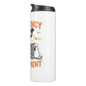 Kamer 2-zijdig Spoedeisende Hulp Halloween Verplee Thermosbeker (Geroteerd rechts)