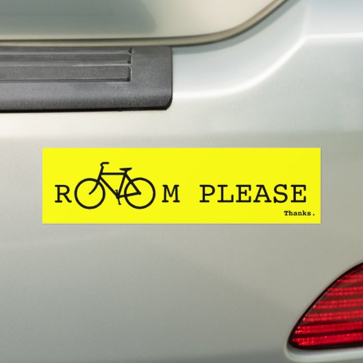 Kamer alstublieft bumpersticker (Op auto)