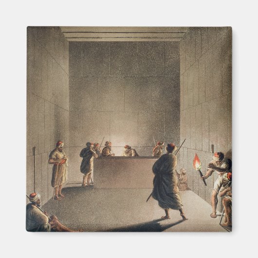Kamer en Sarcophagus in de Grote Pyramide van Gi Magneet (Voorkant)