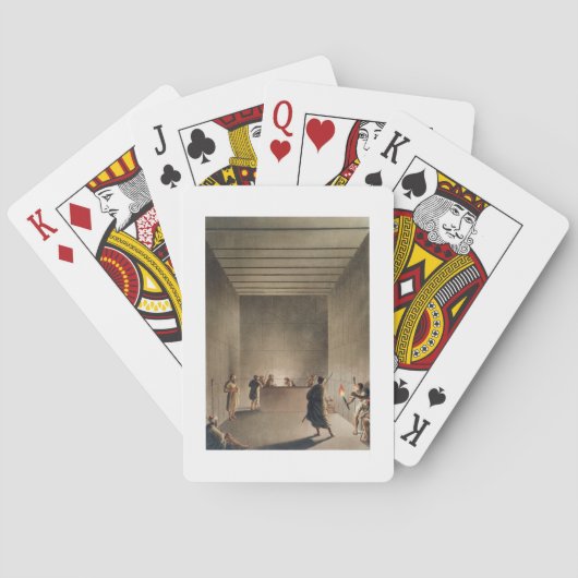 Kamer en Sarcophagus in de Grote Pyramide van Gi Pokerkaarten (Achterkant)
